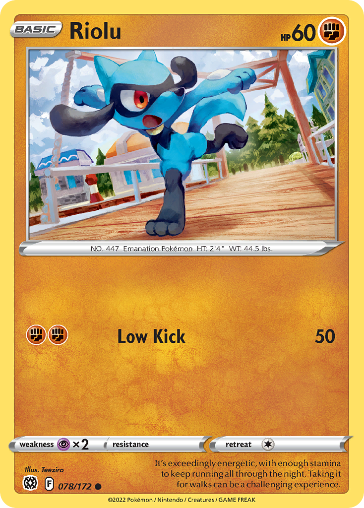Brilliant Stars Riolu #78/172